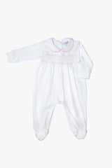 Nella Smocked Girl Footie