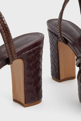 Dark Chocolate Kathleen Platform Heels