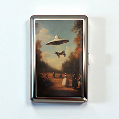 Vintage Art Deco Versatile Card & Cash Case With RFID Protection