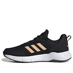 (WMNS) adidas neo Fluidcloud Neutral 'Black Yellow' FU6936