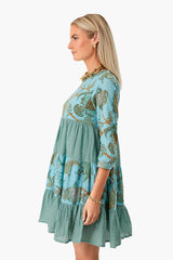 Exclusive Turquoise Camilla Rene Dress