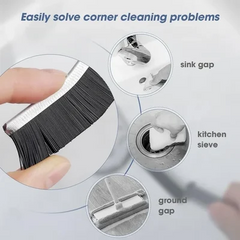 Hard-Bristled Crevice Cleaning Brush - Buy More Save More