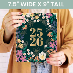 Handmade Calendar Planner Stencil and 2026 Monthly Daily Weekly Study Planner