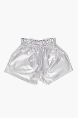 Silver Lame Theodore Short