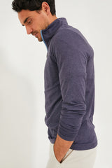 Heathered Navy Featherweight Performance Pullover