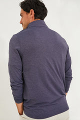 Heathered Navy Featherweight Performance Pullover