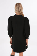 Black Samantha Mini Dress