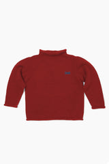 Red Roll Neck Sweater