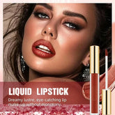 Pearlescent shimmering lip gloss