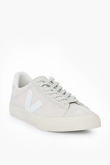 Natural White Suede Campo Sneakers