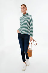 The Forest and Cream Turtleneck