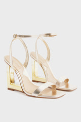 Metallic Napa Filipa Heels