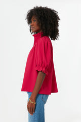 Raspberry Selena Blouse