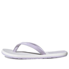 (WMNS) adidas Eezay Flip-Flops Purple White Slippers 'Purple White' EG2037
