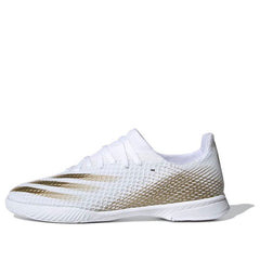 adidas X Ghosted.3 IN 'White Metallic Gold Melange' EG8204