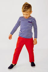 Marine Stripe Edward Long Sleeve Tee