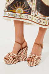 Light Avela Camel Cass Platform Heels