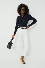 Camille Cap Toe Leather Flats
