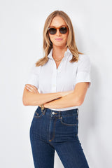 White Short Sleeve Essentials Shirt