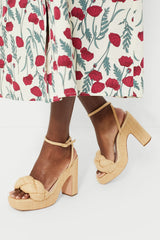 Natural Fae Platform Heels