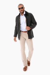 Navy Ashby Wax Jacket