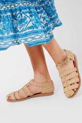 Natural Raffia Homeria Sandals