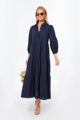 Navy Mabel Maxi Dress