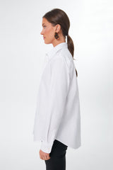 White Oxford Boyfriend Shirt
