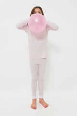 Pink Stripe Pajama Set