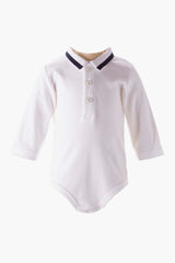 Navy Piped Bodysuit