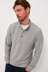 Gray Clayton Textured Pullover
