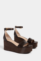 Cacao Gianna Wedge Sandals