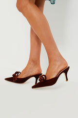Sienna Velvet Amyra Heels