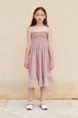Blossom Check Alice Dress