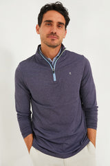 Heathered Navy Featherweight Performance Pullover