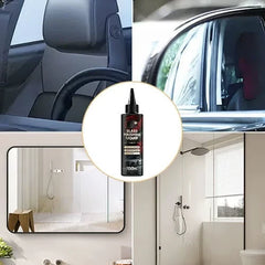 Car glass cleaner - anti-fog and oil-resistant