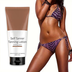 Achieve Flawless, Sun-Free Radiance  Self-Tanning Lotion