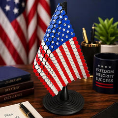 3D-Printed Flag Desktop Ornament