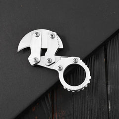 Mechanical claw portable knife