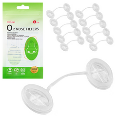 Breathe Cleaner Air Without Wearing A Mask  | Lightweight Nose Filters for Dust, Smoke & Outdoor Work
