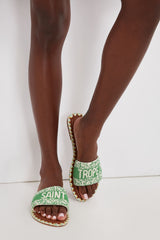 Emerald Green Saint Tropez Sandals