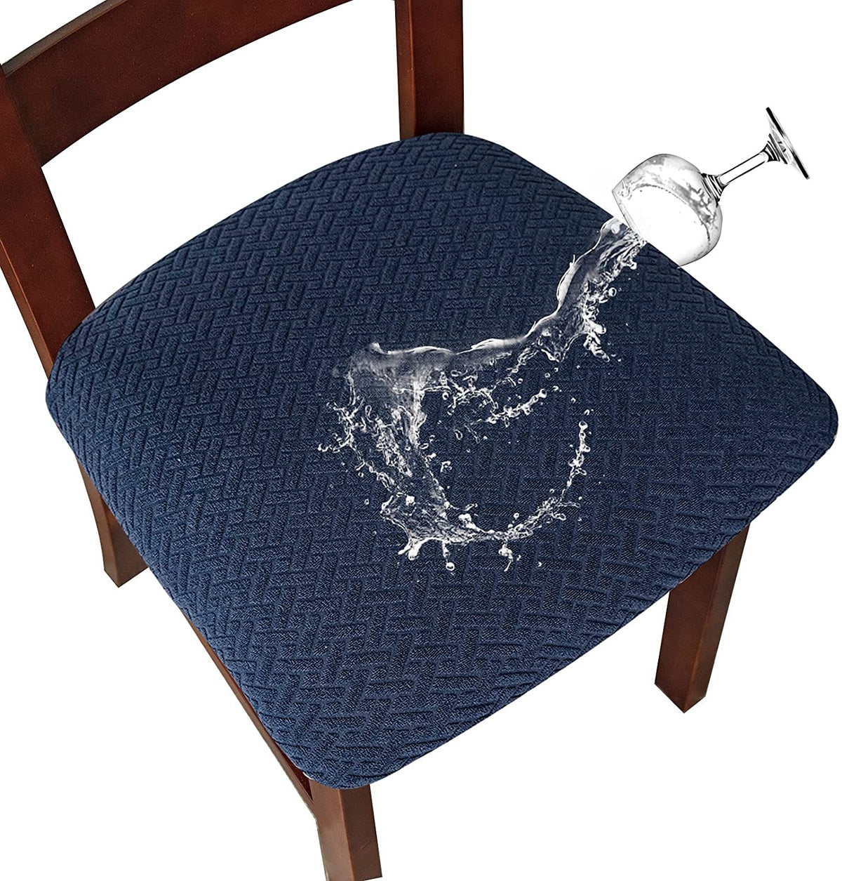 ( New Year Hot Sale- 50% Off  ) Folifoss Dining Room Chair Seat Covers