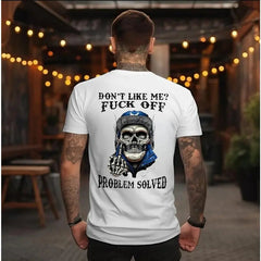 Pure Cotton T-Shirt with Skull Graphic