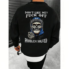 Pure Cotton T-Shirt with Skull Graphic