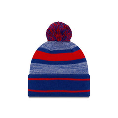 Buffalo Bills Team Stripes Pom Knit Hat