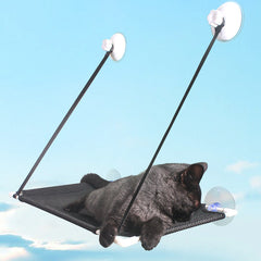 Cat window perching seat, suction cup cat window hammock