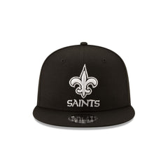 New Orleans Saints Basic Black & White 9FIFTY Snapback Hat