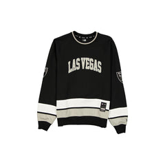Las Vegas Raiders Man-to-Man Black Crewneck