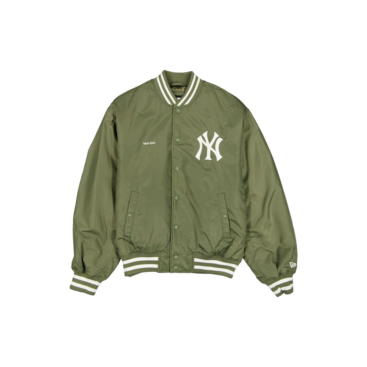 New York Yankees Nylon Sage Green Stadium Jacket