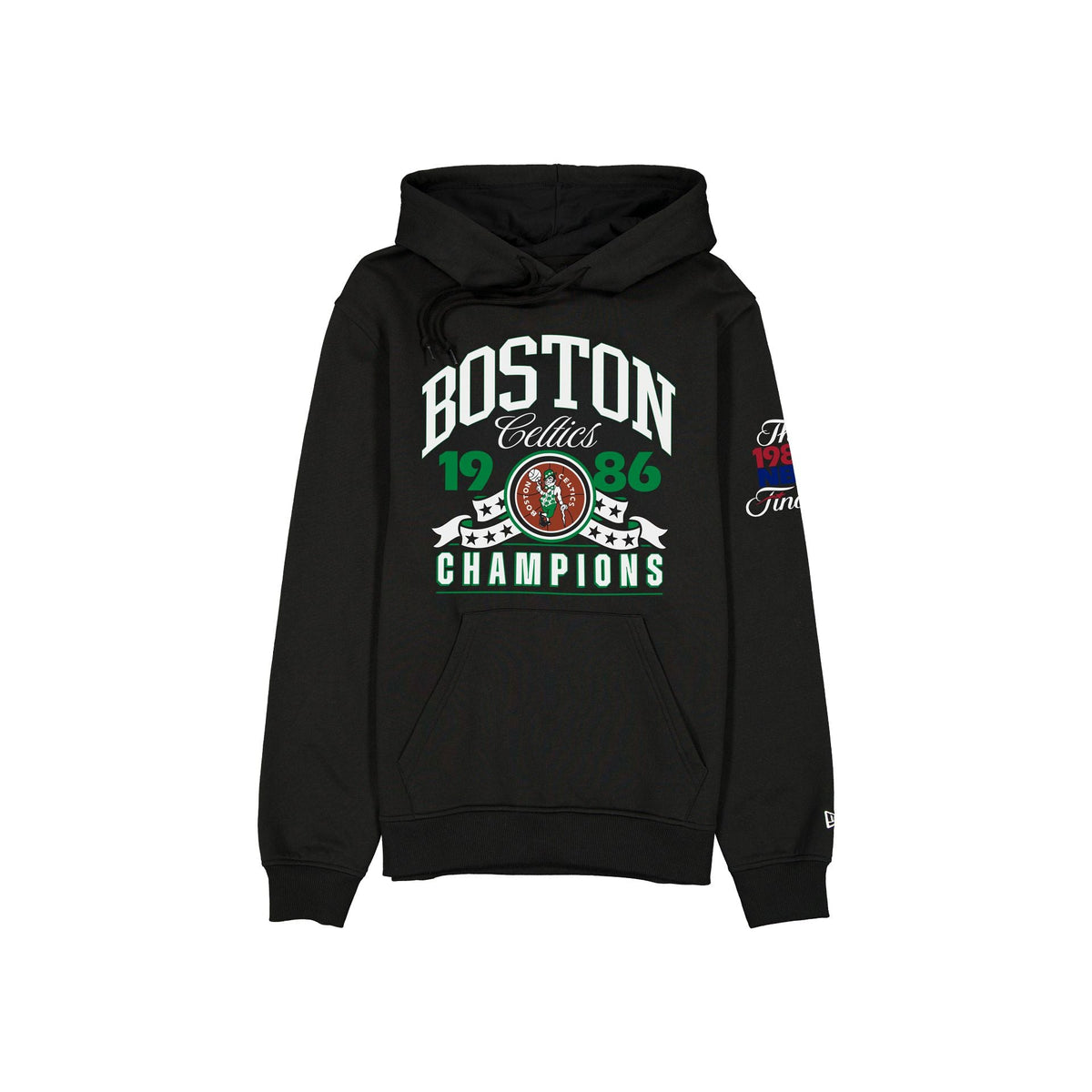 Boston Celtics Hardwood Classics 1986 Champions Black Hoodie